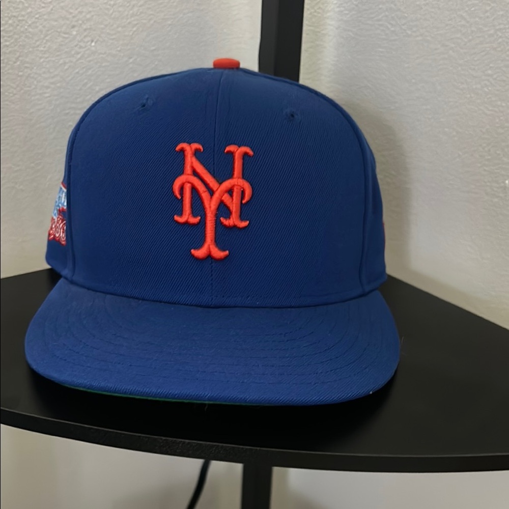 Mets Blue Cap with Orange Logo